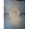 Image 1 : Lucite hanging spaghetti lamp