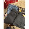 Image 1 : 2 pairs jeans one pair of sweats assorted sizes