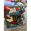 Image 2 : Vintage Christmas and other with Christmas tree lights for ceramic trees