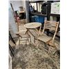 Image 1 : Folding teak patio set
