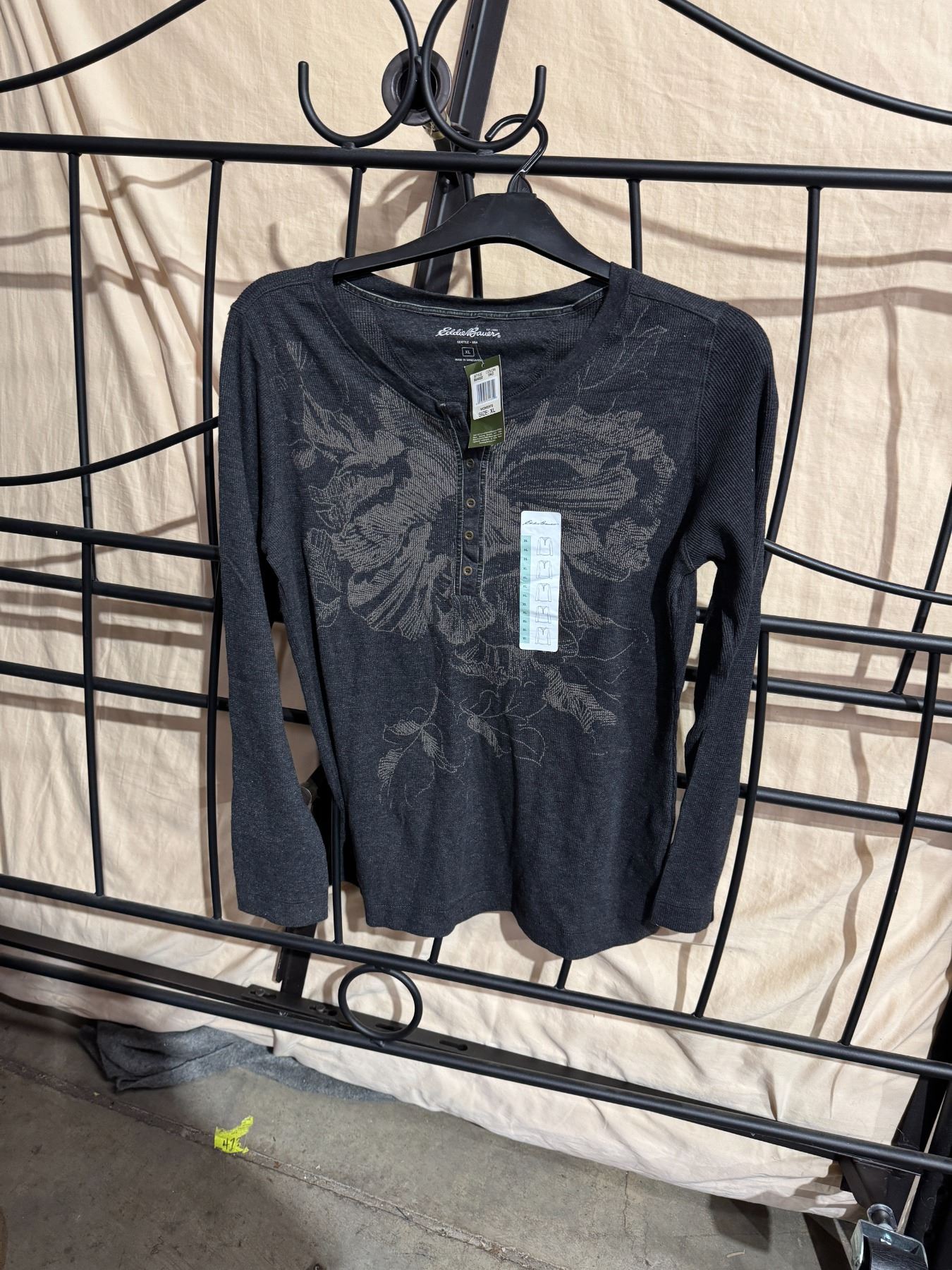 T-shirt Eddie Bauer Homme – XL, Marron, Coton, Bon état