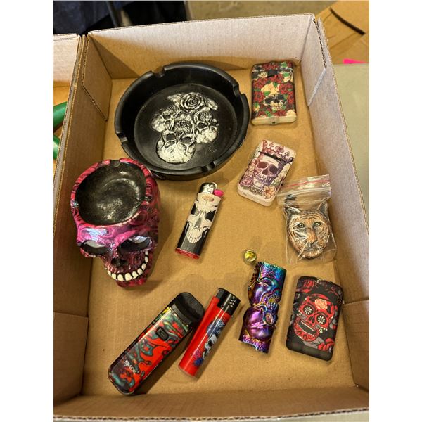 Lighters and skull items