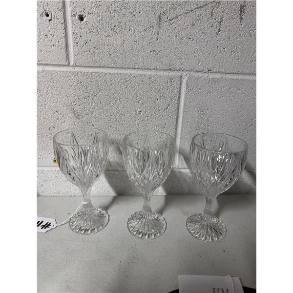 Mikasa Parklane wine glasses