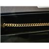 Image 2 : 14K gold plated 7.0mm cuban link bracelet-8"