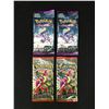 Image 1 : LOT OF 4 SEALED POKEMON PACKS