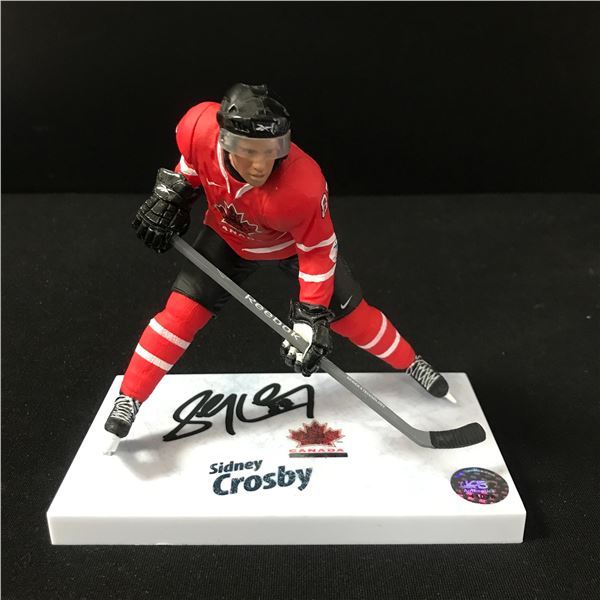 SIDNEY CROSBY SIGNED MCAFARLANE TEAM CANADA FIGURE (KB COA)