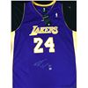 Image 1 : LTD EDITION KOBE BRYANT SIGNED AND INSCRIBED L.A LAKERS JERSEY 101/124  (PANINI COA)
