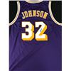 Image 1 : MAGIC JOHNSON SIGNED L.A LAKERS BASKETBALL JERSEY (AUTOGRAPH AUTHENTICS COA)