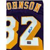 Image 2 : MAGIC JOHNSON SIGNED L.A LAKERS BASKETBALL JERSEY (AUTOGRAPH AUTHENTICS COA)