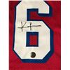 Image 2 : KEANNU REAVES SIGNED SHANE FALCO THE REPLACEMENTS FOOTBALL JERSEY (KB COA)