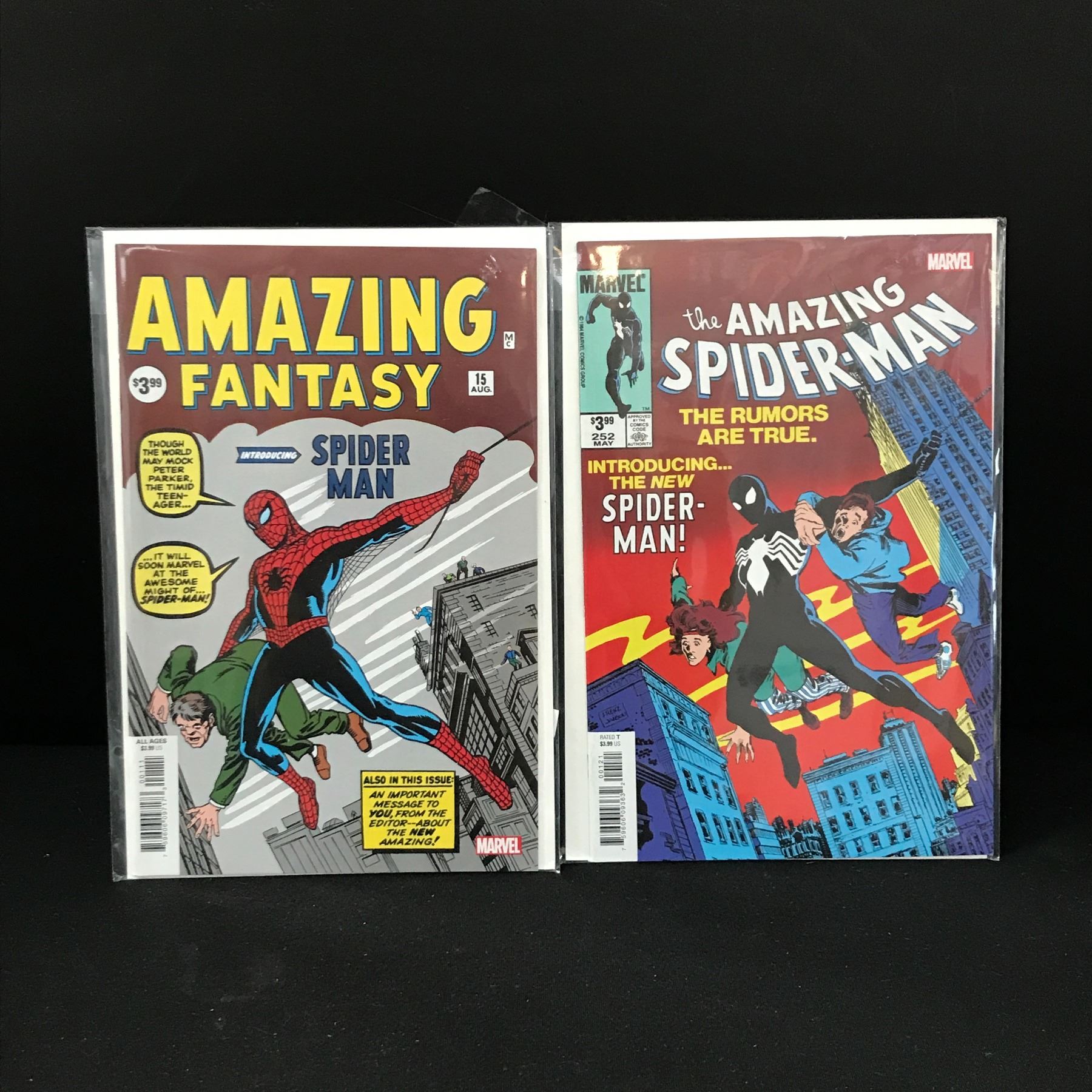 LOT OF 2 COMICS AMAZING FANTASY 15 AND THE AMAZING SPIDERMAN 352 lot-of-2-comics-amazing-fantasy-15-and-the-amazing-spiderman-352