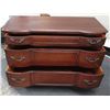 Image 2 : Santini Brothers Wooden 3-Drawer Dresser w/ Cabriole Legs 50" x 22" x 35"H