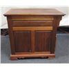 Image 2 : Wooden 2-Drawer Rolling Nightstand 22" x 32" x 30"H