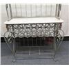 Image 2 : Vintage Metal Baker's Rack w/ Stone Counter 38" x 18" x 70"H