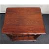 Image 2 : Desktop Wooden Organizer w/ Drawer & Cabriole Legs 21" x 17" x 19"H