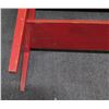 Image 8 : Red Console / Entry Table w/ Undershelf 34" x 14" x 29"H