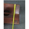 Image 8 : Wooden Mini Desk / Stand 24" x 13" x 31"H & Stool 18" x 32" x 15"H