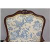 Image 2 : Carved Wooden Armchair w/ Asian Theme Upholstered Seat & Back 25" x 21" x 37"H