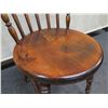 Image 8 : IBEX Round Wooden Windsor Chair 16" Dia, 33"H