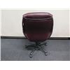 Image 8 : Rolling Office Executive Armchair w/ Upholstered Back & Seat