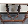 Image 8 : Carved Wooden Demilune Table 23" x 12"