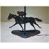 Image 8 : Idaho 1998 Champion Last of a Royal Line Horse Racing Lamp by Riley '99 w/ Shade 14"L x 26"H