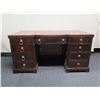 Image 2 : Wooden 9-Drawer Chinoiserie Desk 60" x 30" x 30"H