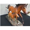 Image 8 : N.R.Q.H.A. 2007 Breeders Award Horse & Foal Figurine w/ Maker's Mark 24"L x 14"H