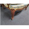 Image 8 : Carved Wooden Armchair w/ Asian Theme Upholstered Seat & Back 24" x 21" x 37"H