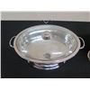 Image 2 : Qty 2 Metal Food Chafer Warmers w/ Lids 15" x 13" x 10"H