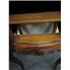 Image 8 : Carved Cabinet w/ Interior Shelves, Drawer, Stone Top & Cabriole Legs 20" x 18" x 41"H