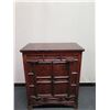 Image 2 : Carved Wooden 2-Door Cabinet w/ Drawers 34" x 20" x 43"H