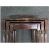 Image 8 : Qty 3 Wooden Nesting Tables from 21" x 14" x 20"H (largest)