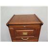 Image 2 : Wooden 4-Drawer Filing Cabinet 19" x 16" x 52"H