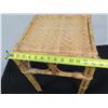 Image 8 : Square Bamboo Woven Side Table w/ Removable Top 14' x 14" x 18"H