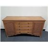 Image 2 : Wooden Sideboard Cabinet w/ 2 Doors and 4 Drawers 66" x 20" x 37"H (Available For Pick-Up June 28)