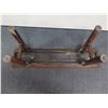 Image 8 : Wooden Courtyard Bench 42" x 9.5" x 20"H