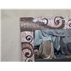 Image 2 : Square Wall Mirror w/ Abstract Design 40" x 40"