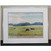Image 1 : Clydesdales at Home Ltd. Ed. 1/100 Print by Artist Eugene Hayes '90, Signed, 25" x 20"
