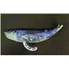 Image 1 : Ceramic Whale w/ Calf Figure Signed by Artist Machado '89, 18"L