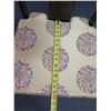 Image 13 : Qty 6 Wooden Chairs: 4 @ 18"x16"x37" & 2 @ 21"x19"x 38"H w/ Asian Theme Upholstered Seat Cushions
