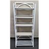Image 1 : White 4-Tier Shelf 20" x 14" x 28"H