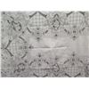 Image 8 : Embroidered Linen Tablecloth 107" x 64" w/ 12 Matching Placemats 18" x 18"