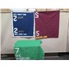 Image 2 : Qty 3 Saddle Blankets: 2 She's A Royal Flirt 34" x 39", 5 Queens Juno & 7 Oats SameAsCash 39" x 43"