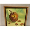 Image 2 : Hula Fruit Painting on Canvas by Paul Yardley 1982, Framed 21" x 22"