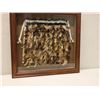 Image 2 : Framed Feather Artwork w/ White Cording & Inscription, Gifted to Abigail Kawananakoa 21" x 20"