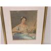 Image 2 : Woman with Bow & Arrows, Artwork by Will Heridrion (?), Signed, Framed 19" x 24"