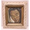 Image 1 : Painting of a Woman by Angel Botello, Signed, Framed 27" x 31"