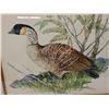 Image 2 : Large Nene Hawaiian Goose Watercolor by R.K. McGuire, Hand-Signed, 39" x 33"