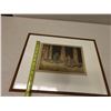 Image 8 : Wood Block Art Print Madura India by Charles W. Bartlett, 18 of 75 Signed by Artist, Framed 21" x 15